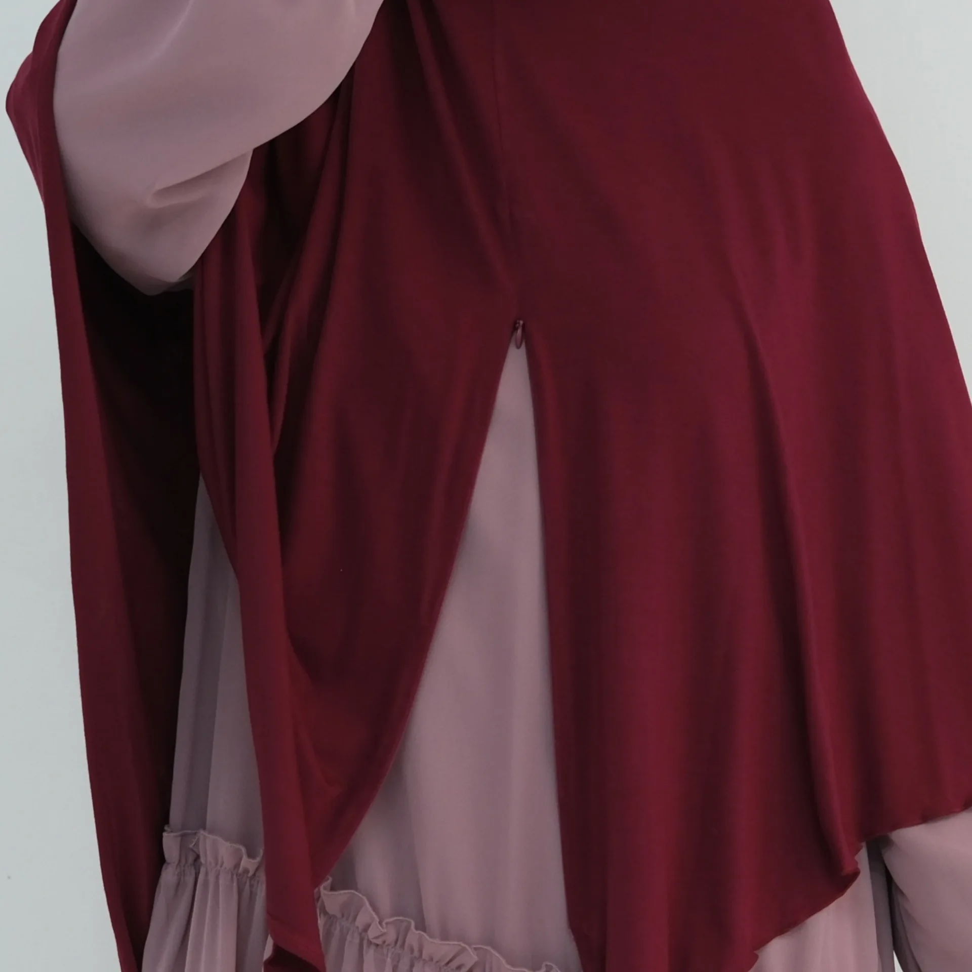 

Ramadan Zipper Hijab One Piece Amira Muslim Women Headscarf Pull On Instant Scarf Turban Arabic Head Wrap Eid Niqab Nikab Khimar