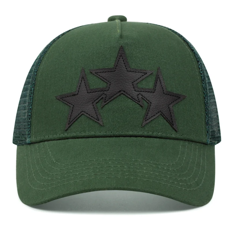 Star Embroidery Baseball Caps For Women Men Snapback Hats Summer Breathable Sun Visors Women Casual Man Trucker Cap Casquette