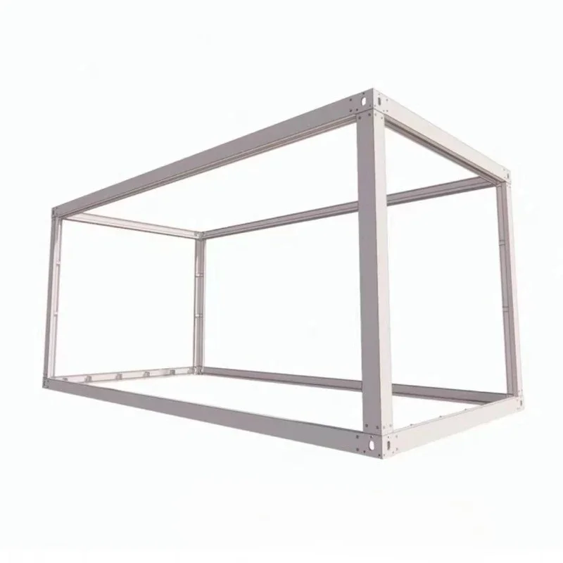 Container mobile home accessories, assembly frame