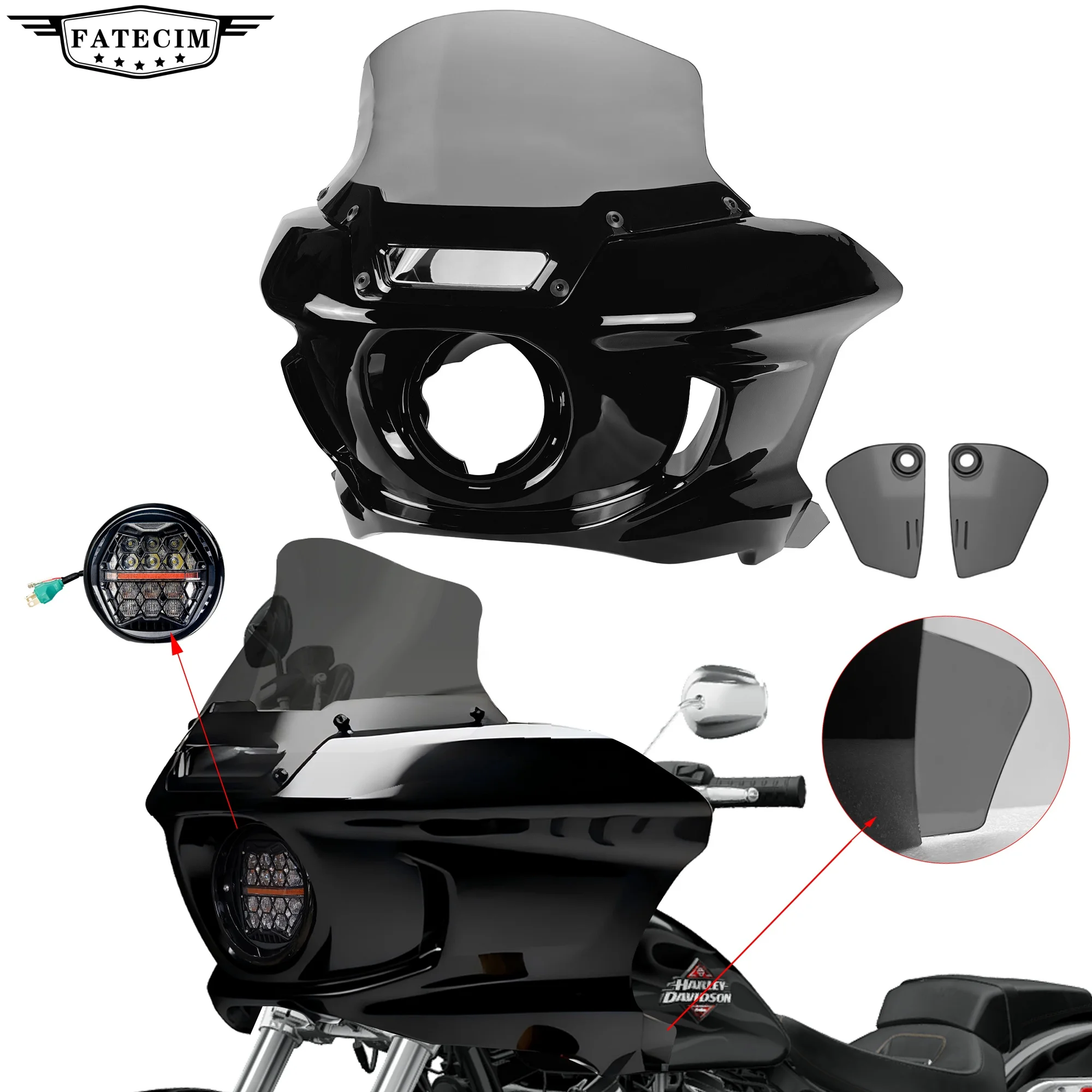 ST Fairing Dyna Brackets Fairing 9
