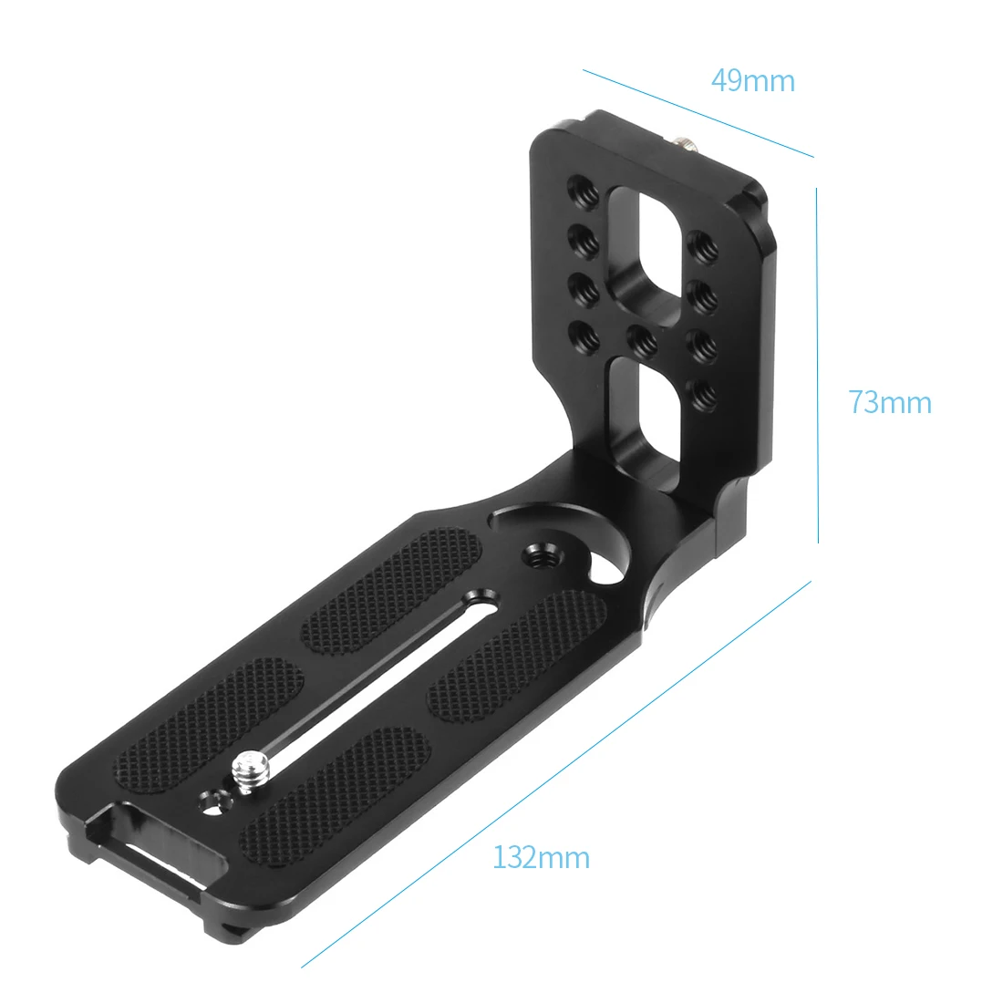 Kamera L Halterung Schnellwechselplatte 1/4" Schraube Schweizer vertikale Filmvideo für Nikon Canon Sony Fuji DSLR Kamera Stativ Kugelkopf – Detail 1