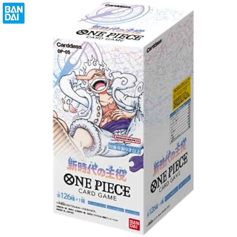 

BANDAI NAMCO Entertainment Bandai New OP-05 One Piece Card Game Collection Card The Leader of The New Era Box 24 Packs