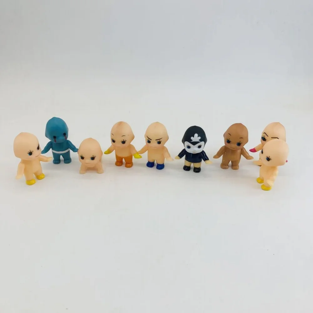 5/10/20PCs Mini Kewpie Baby Doll 3cm Kawaii Pvc Angel Colletion Model Baby Toys for Children Birthday Gift Home Decoration