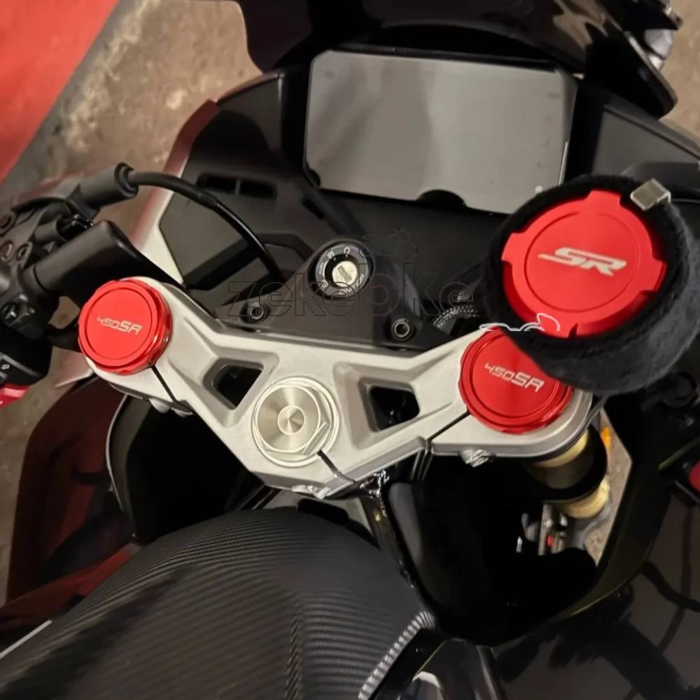 For CFMOTO CF MOTO 450SR 450SS 450 SR SS 2022 2023 2024 2025 2026 Motorcycle Shock Absorber Cap Fork Suspension Top Cover Caps