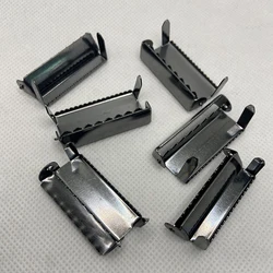 Fibbie di regolazione delle bretelle in metallo nero pistola materiali artigianali per cucire (30 pz/pacco) 3.5cm 1.37