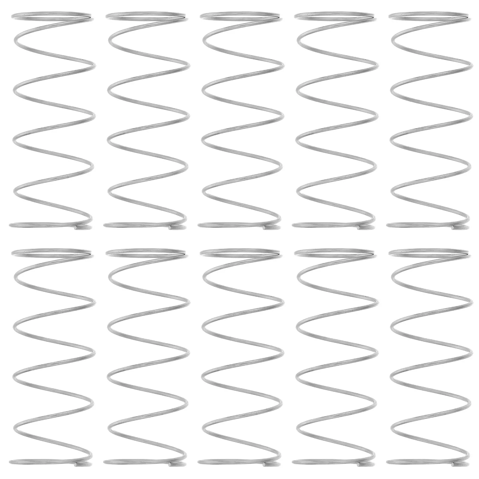 20Pcs Universal Toilet Button Spring Stainless Steel Compression Coil for Bathroom Cistern Repair and DIY Maintenance