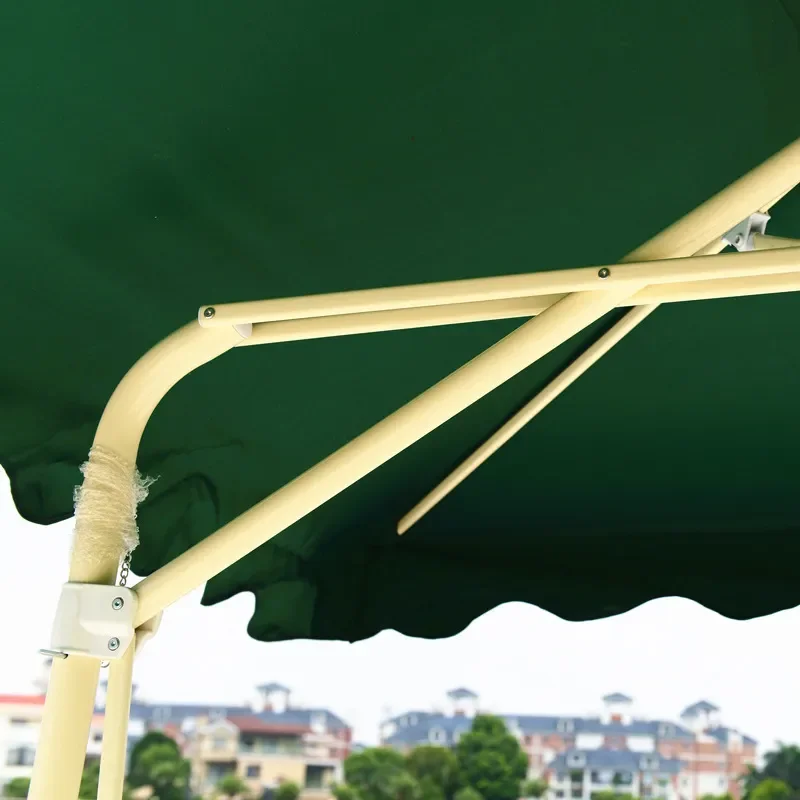 Outdoor Garden Parasol Sun Umbrella for Terrace Courtyard Patio Shop Stall Pavilion Sunscreen Protection with Side Stand