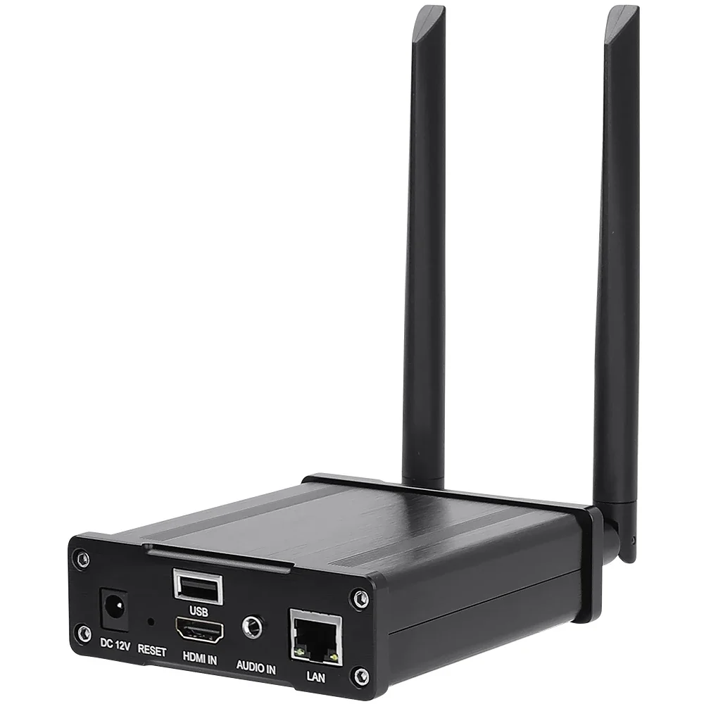 H.265 HEVC H.264 HD HDMI USB vers IP WIFI encodeur vidéo SRT RTMP HLS Streaming en direct Streamer de diffusion