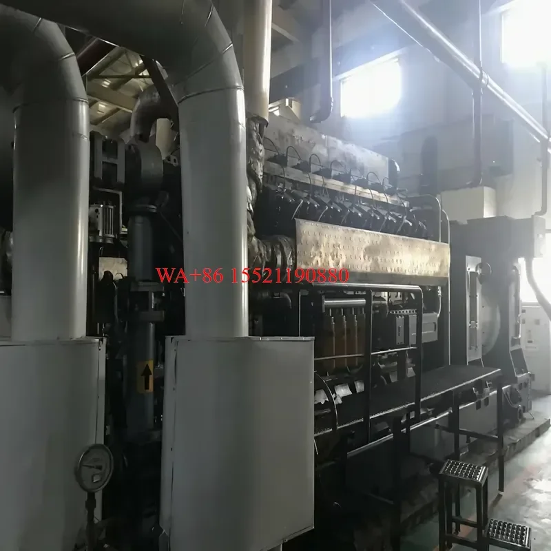 WMWMNU for Dynamic 1000GFZ-PWJ 1000kw Pyrolysis Gas Genset 16V190 Gas Generator 38% Efficiency 24V DC Electric Start