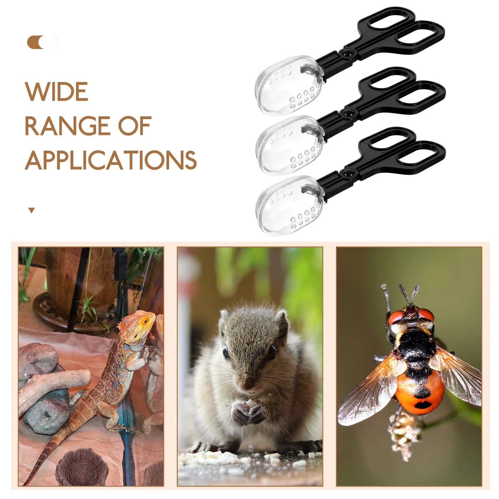 

3pcs Plastic Hamster Poop Scoop Guinea Pig Pooper Holder Small Pet Waste Picker Scissor Durable Clip Catch Tool Pet Toilet