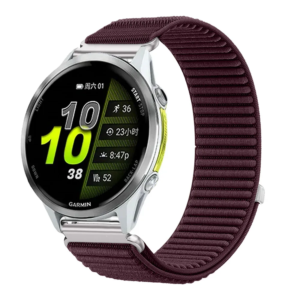 18/20/22mm Nylon Bandje voor Garmin Venu 4 3 3s Sq 2 Plus/Vivoactive 6 5 4 3s Gevlochten Armband voor Garmin Forerunner 255S 645 245