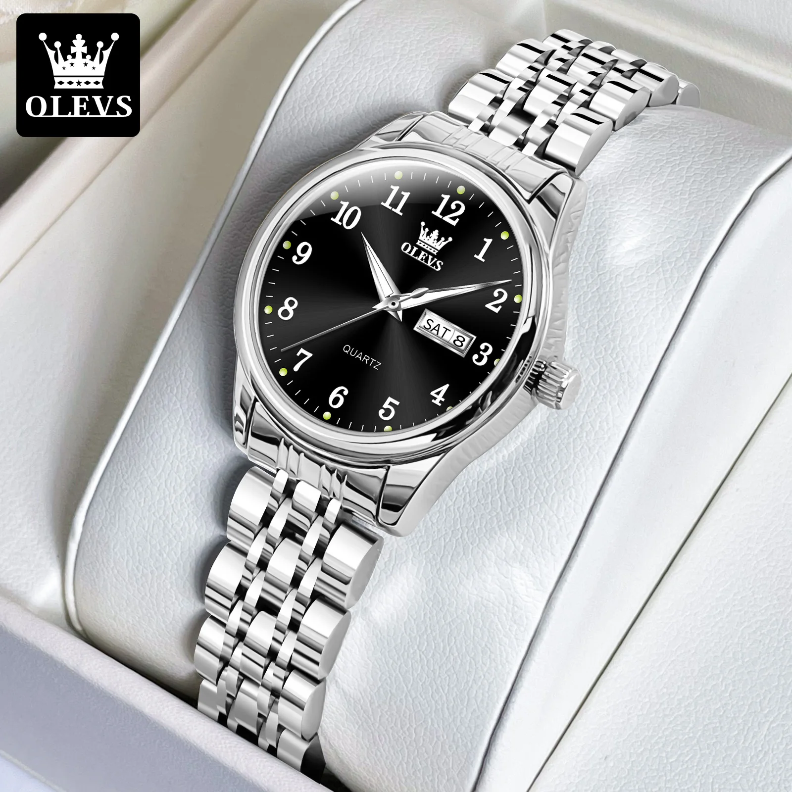 silver black