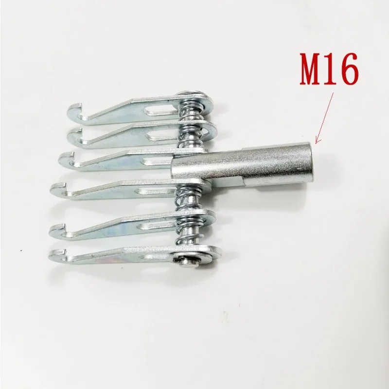 Extractor de reparación de abolladuras de 6 dedos para carrocería de coche, gancho de garra para martillo deslizante, herramienta de reparación de abolladuras de hilo de 16mm