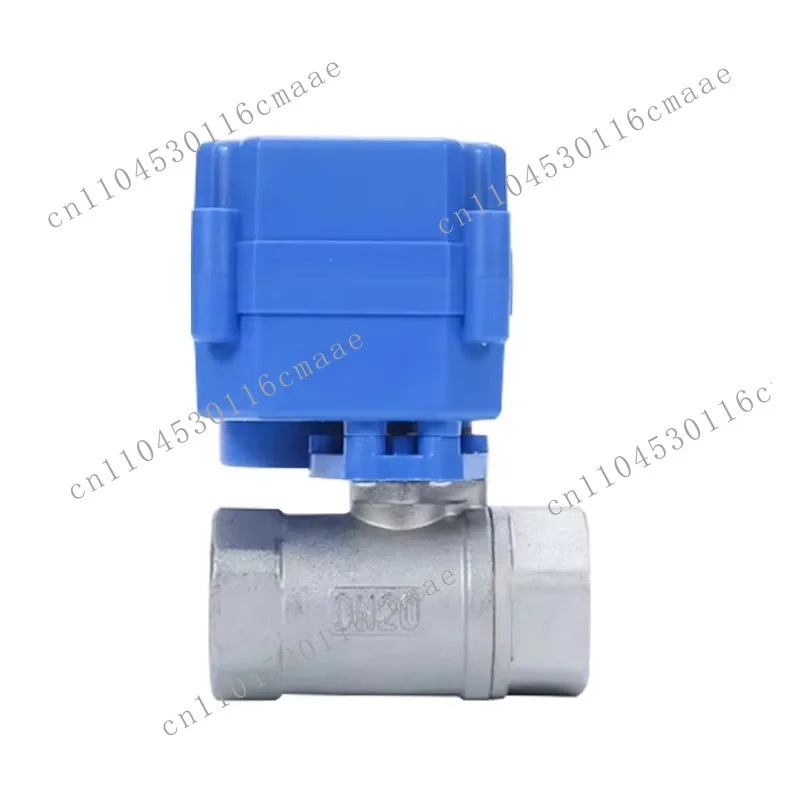 Stainless Steel 314 306 Miniature Electric Actuated Control 2 Way Motorized Ball Valve