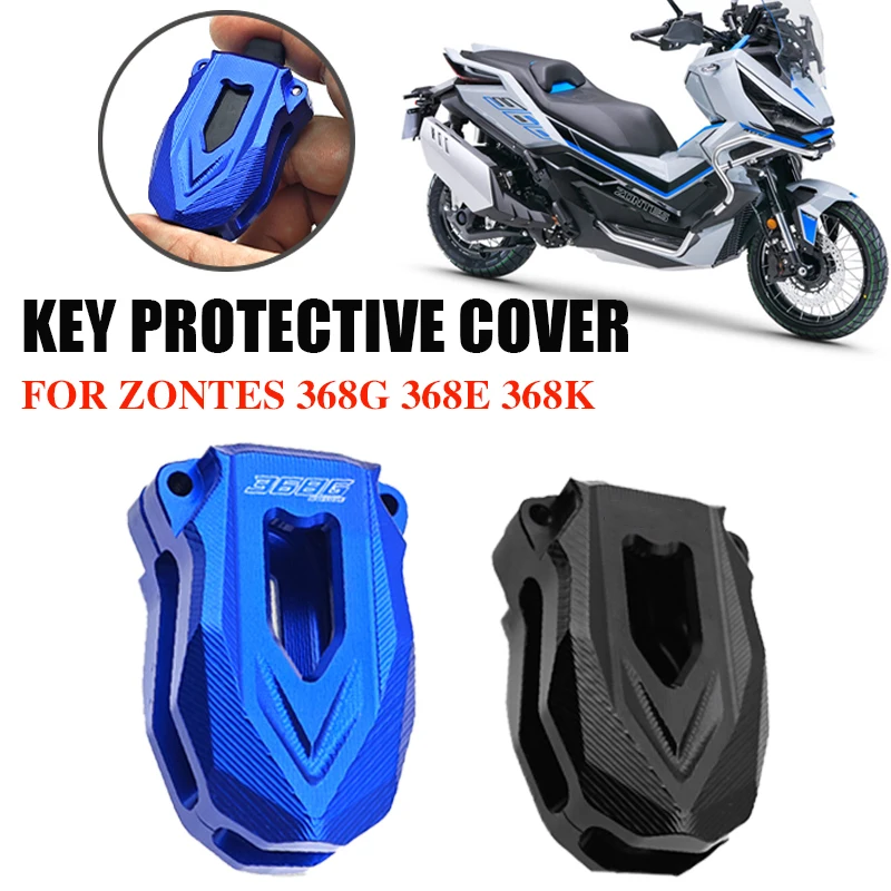 For ZONTES 368G 368E 368K ZT368G ZT368E ZT368K Motorcycle Remote Control Key Protective Shell Anti-drop Key Decoration Cover