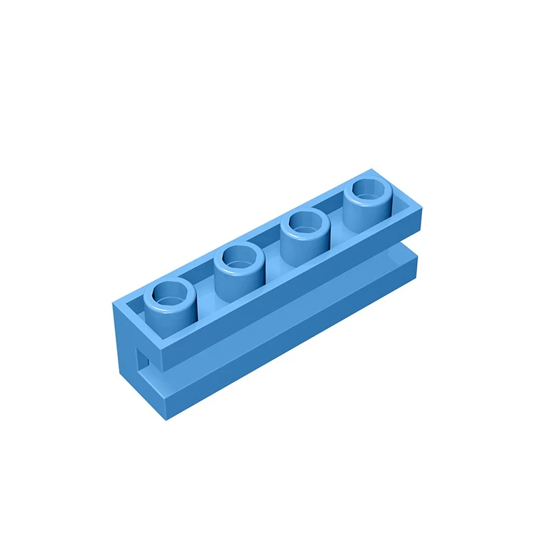 Gobricks GDS-1193 Brick, Modified 1 x 4 with Groove compatible with lego 2653 children\'s DIY Educational Building Blocks Tech