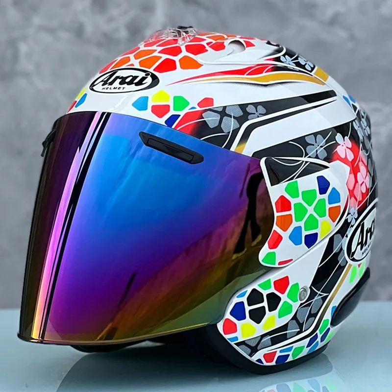 Motorcycle Helmet Open Face 3/4 Helmet SZ-Ram 3 Takaaki Nakagami Cycling Dirt Racing Motorcycle Kart Protective Helmet Capacete - Image 3