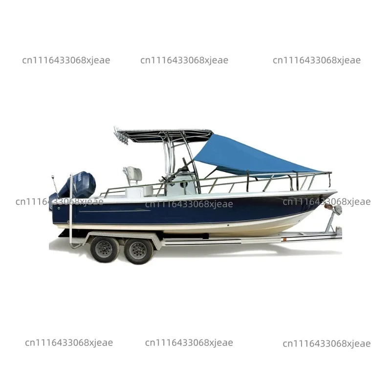 Yacht sunshade canopy, easy-to-store T-shaped roof, bow shading canopy, waterproof and rainproof 600D