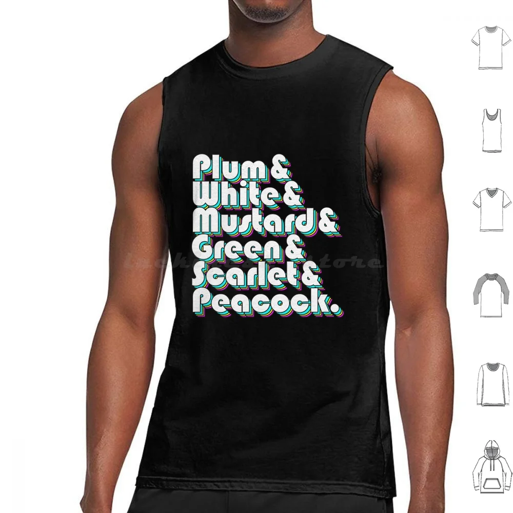

Clue : The Movie 1985 Vintage T-Shirt Tank Tops Vest Sleeveless Clue Movie 80s Movie Lover Movie Reference Movies 80s Name