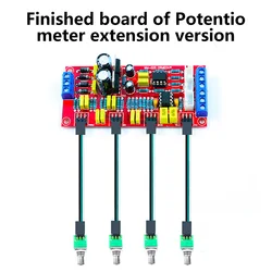 NE5532 Audio Preamplifier Bass Treble Sound Tone Control Board with Extension Cord For DIY Amplifier Potentiometer Adjusting