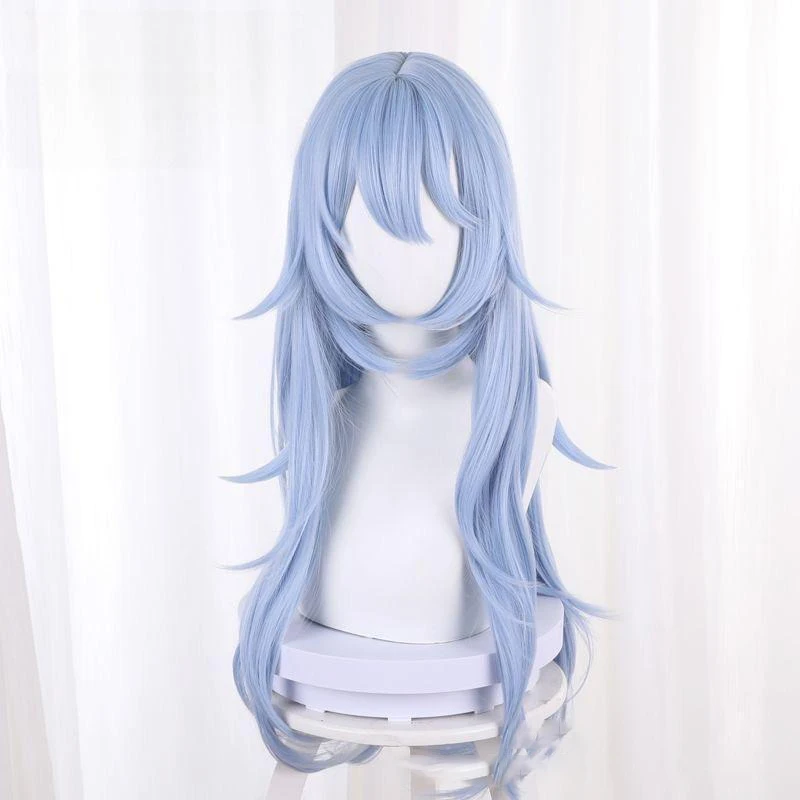 Ayanami rei papel chapelaria anime neon genesis evangelion heroína modelagem peruca festa role play headwear longo cabelo encaracolado peruca capa