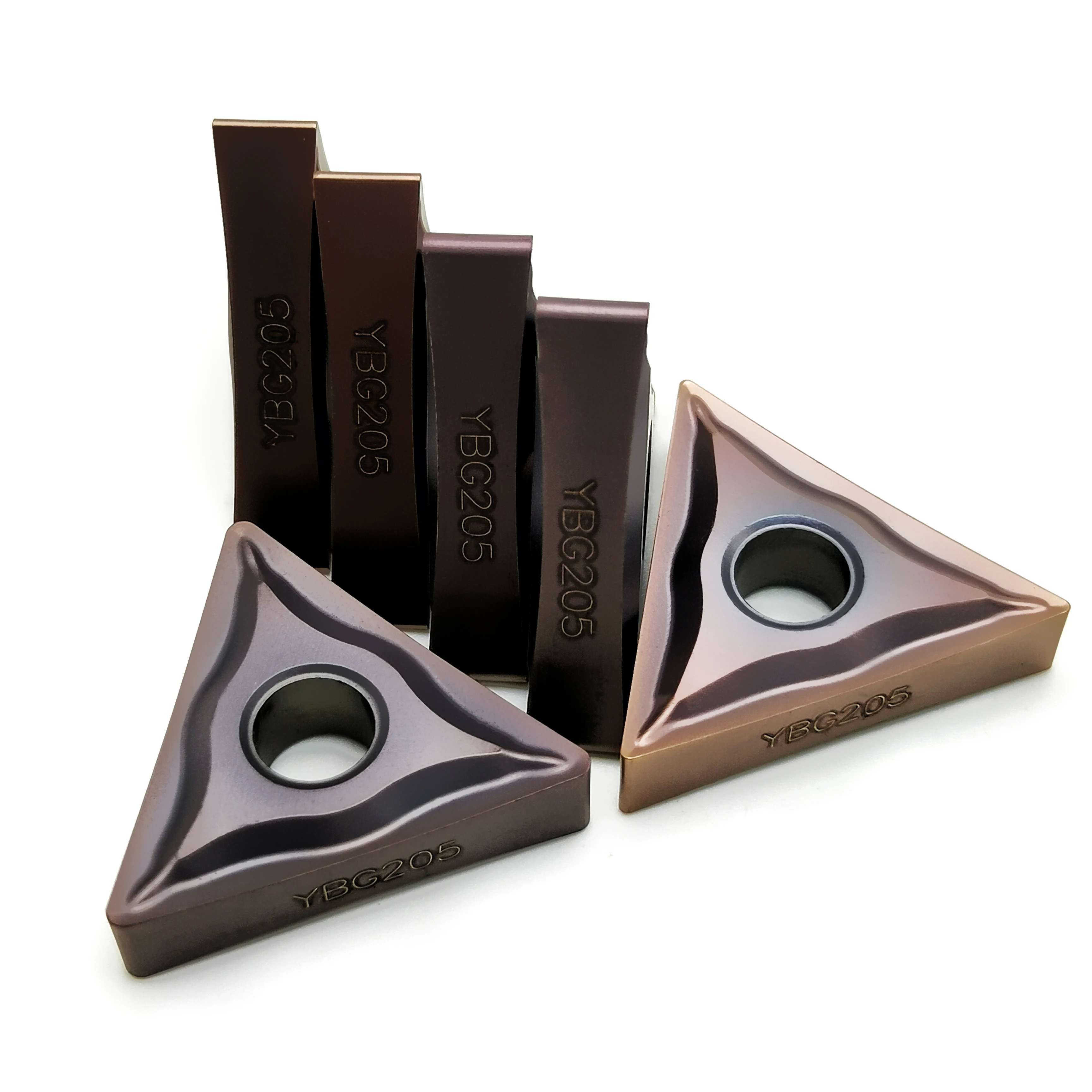 TNMG220404-EF TNMG220408-EF ybg205 TNMG160404-EF TNMG160408-EF 100% inserções originais do carboneto do ct que fazem à máquina: aço inoxidável.