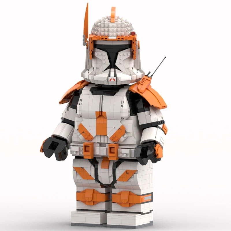2023pcs MOC Commander Cody Phase 1 Star Battle Model Building Blocks Living Room Decor Desktop Ornament Display Gift For Adults