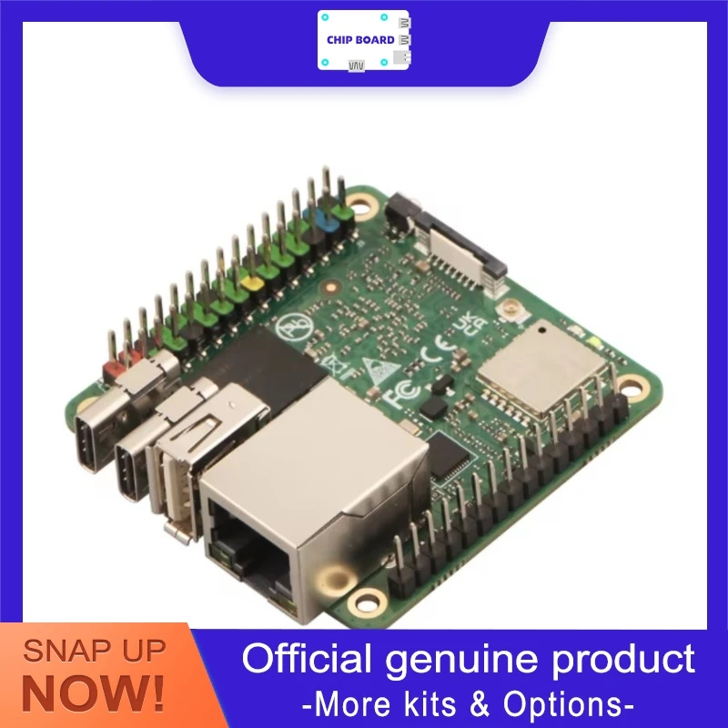 Radxa Cubie A7S Embedded AI Board, Allwinner A733 Octa-Core, 3TOPS NPU WiFi6 Bluetooth 5.4