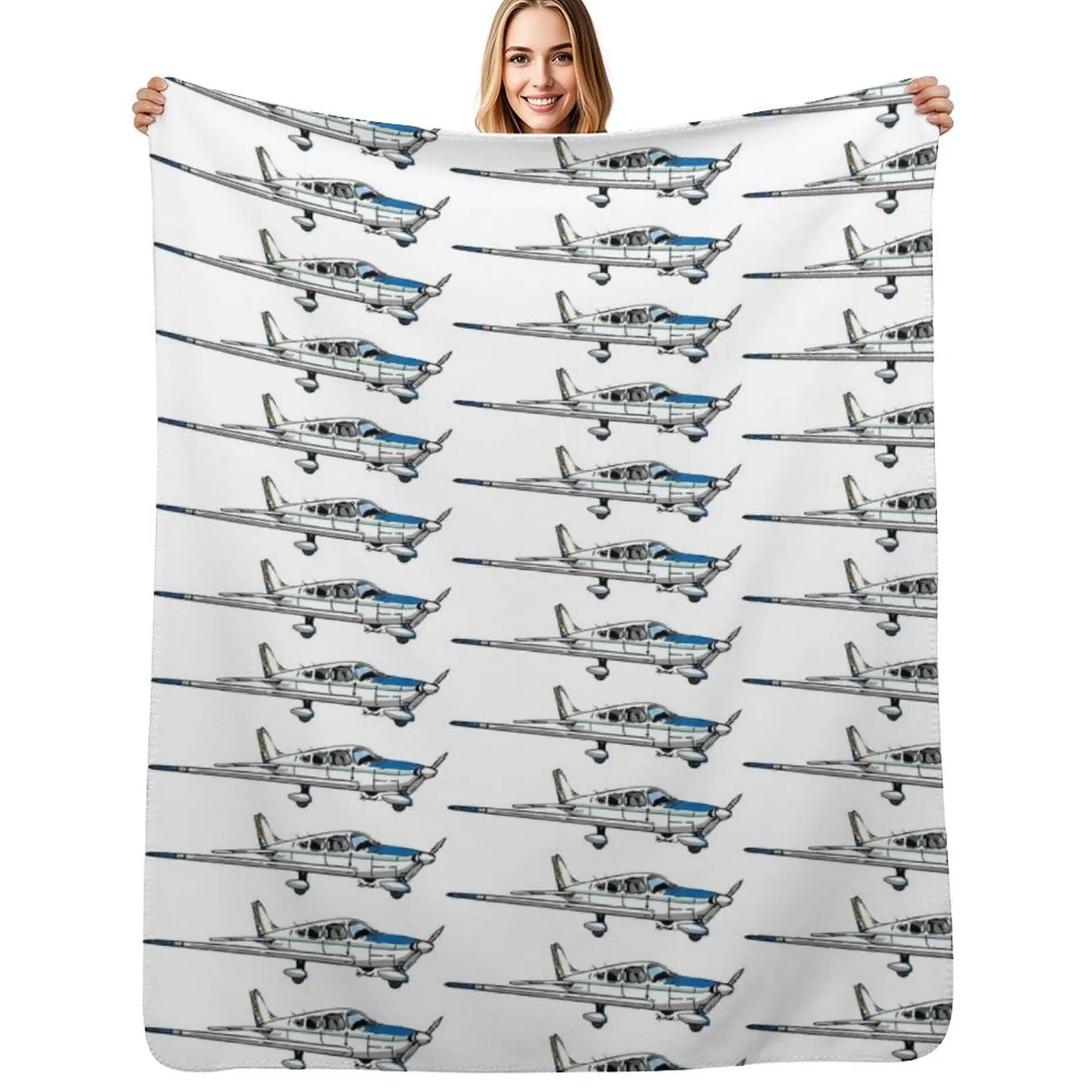 

Piper Archer II N28627 Throw Blanket Hairys Sleeping Bag Thins Soft Blankets