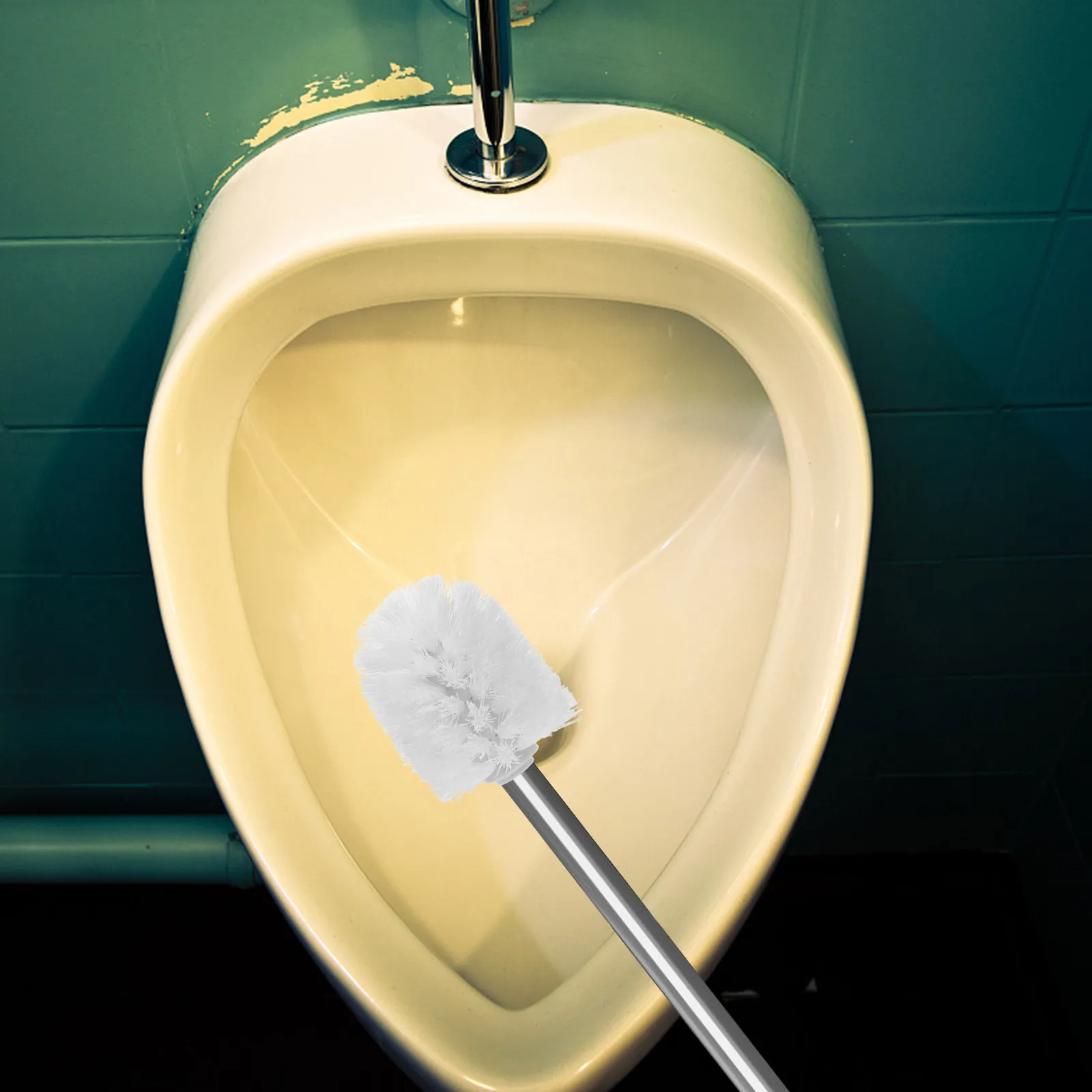 Toilet Brush Refill Heads 2 Pack Sturdy Plastic Deep Cleaning Replacement Heads for Standard Handles