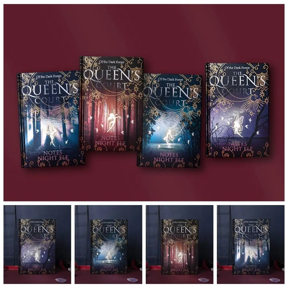 

Винтажные книги в твердом переплете Dark Elf, справочник, ретро блокнот, полноцветный необычный блокнот для ночных эльфов, блокнот для набросков