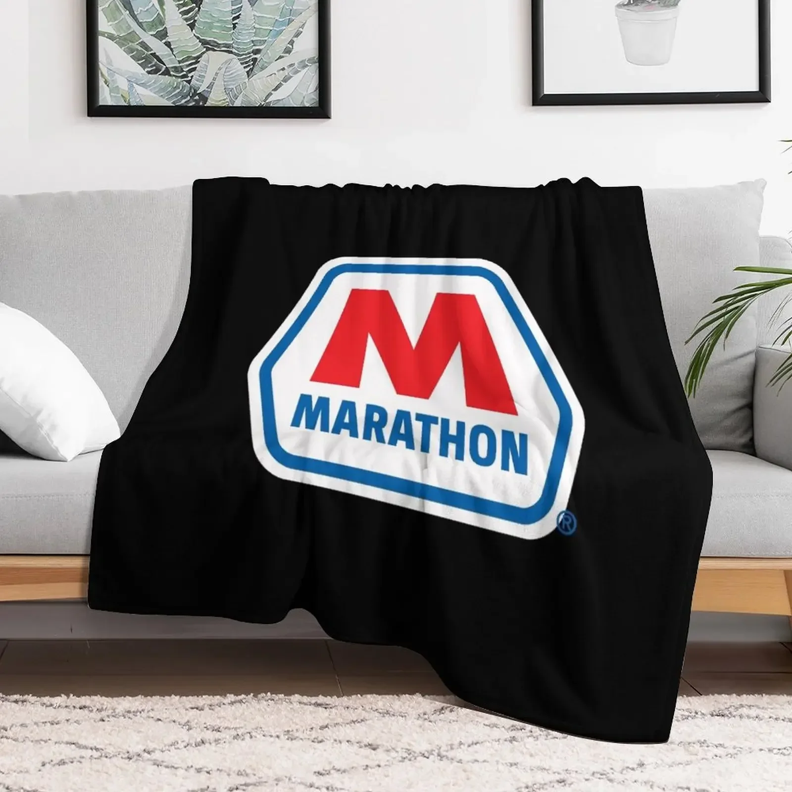 Marathon OIL RACING LUBRICANT seghosamdes Relaxed Fit Throw Blanket Polar Beach Sofas Blankets