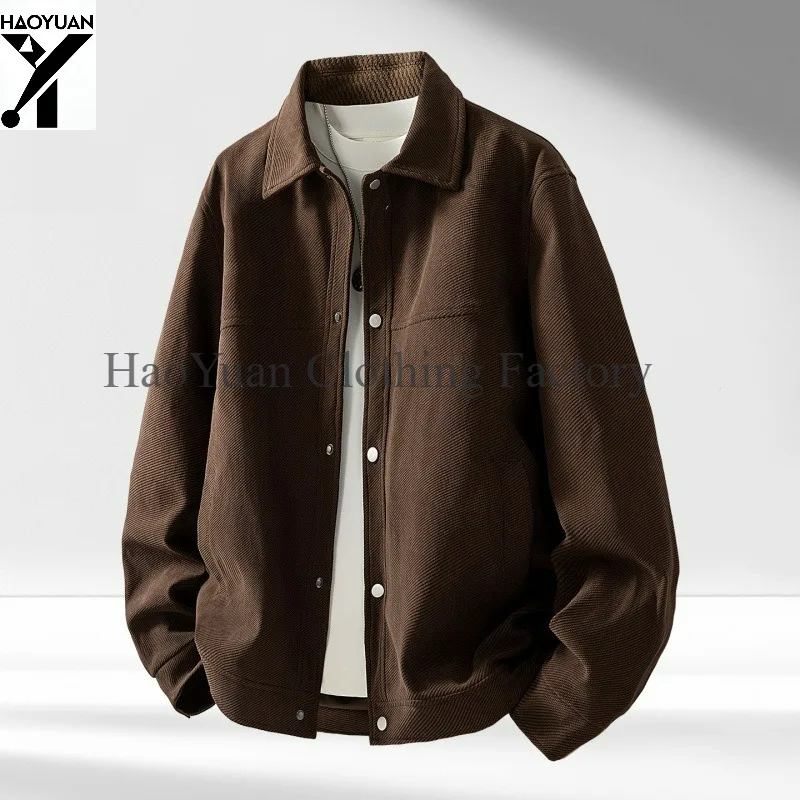 Men's Casual Shirt, Fashionable Wear-resistant Windproof Outdoor Cycling Training Running Camping Business Men's Sports Jacket