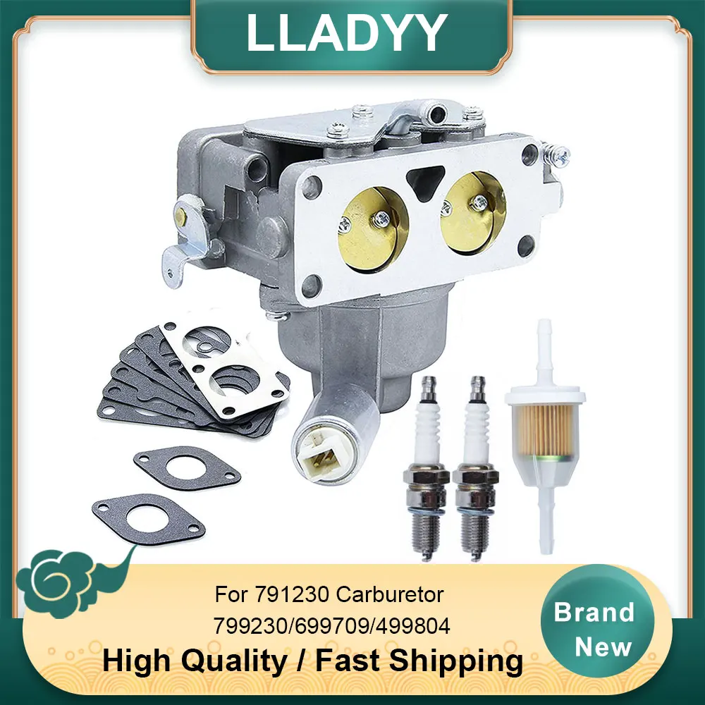 791230 Carburetor Kit Replacement for Briggs & Stratton 20HP 25HP Engines - Fits 799230 499804
