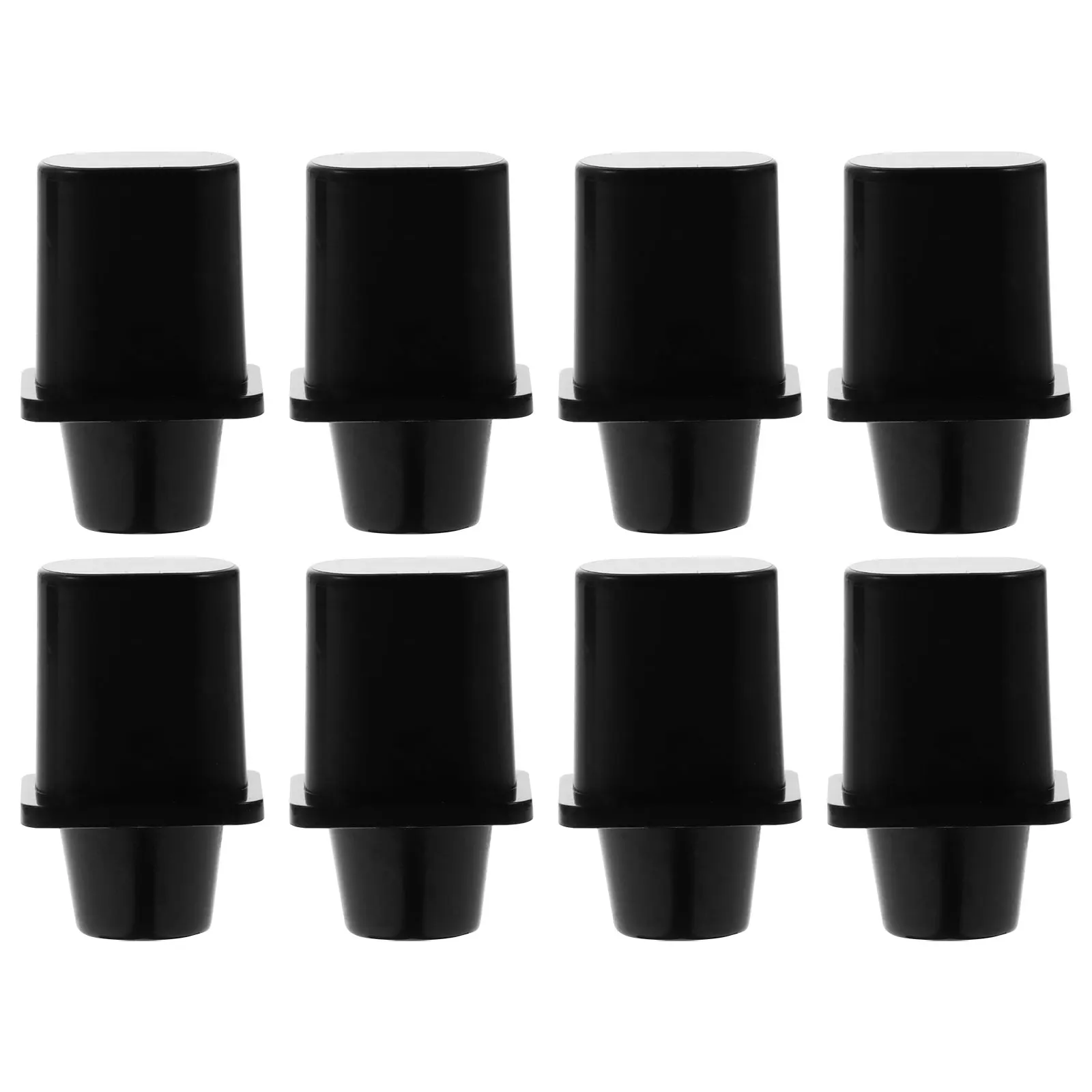 

8 pcs Electric Guitar Switch Cap Toggle Tips Accessories Black Pickup Replacement Parts 3 Way Tip Knob Durable ABS