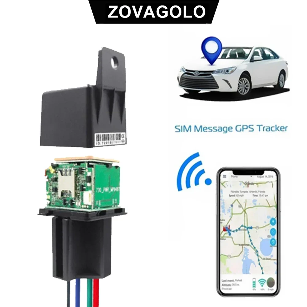 CJ720cj730 relay GPS locator tracker motorcycle anti-theft 2G 4G car positioning