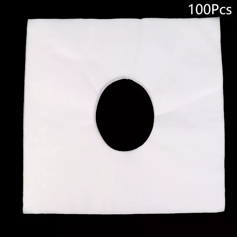 Spa Salon Disposable Massage Face Rest Cushion Covers Cradle Sheets Headrest Pillow Paper Massage Face Cradle Table Cover 100pcs