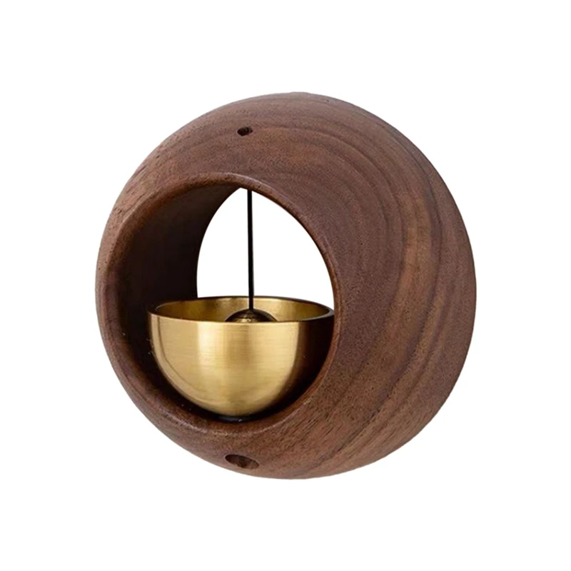 1 PCS Shopkeepers Bell For Door Opening Wind Chime As Shown Wooden For Shop Entrance Reminder Bell