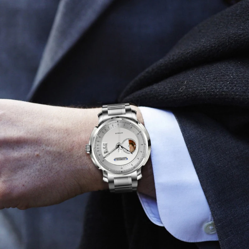 LOBINNI Design Men MIYOTA 8217 Mechanical Movement Watch Sport 42mm 5ATM Waterproof Automatic Watch