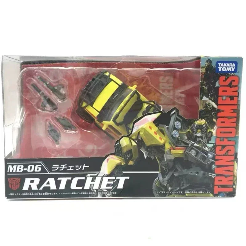 W magazynie Takara Tomy Transformers MB Regular Version MB-06 Ratchet Collect Figure Anime Robot Anime Action Models Zabawki Prezenty dla dzieci