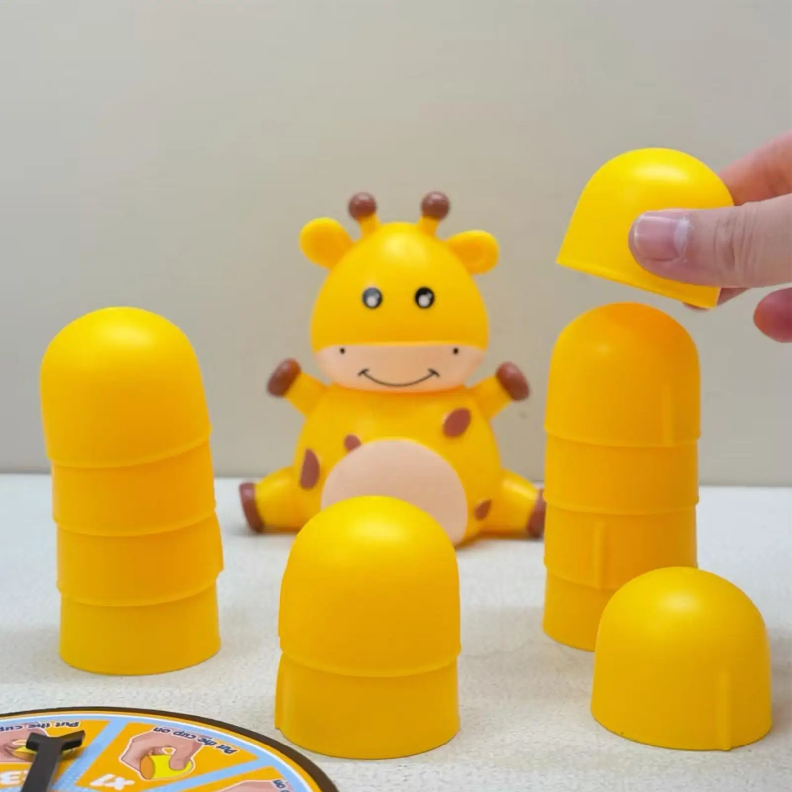 Giraffe Stacking Toys Set Giraffe Fun Interactive Board Game Animal Stacking Cups For Classroom Kindergarten Preschool