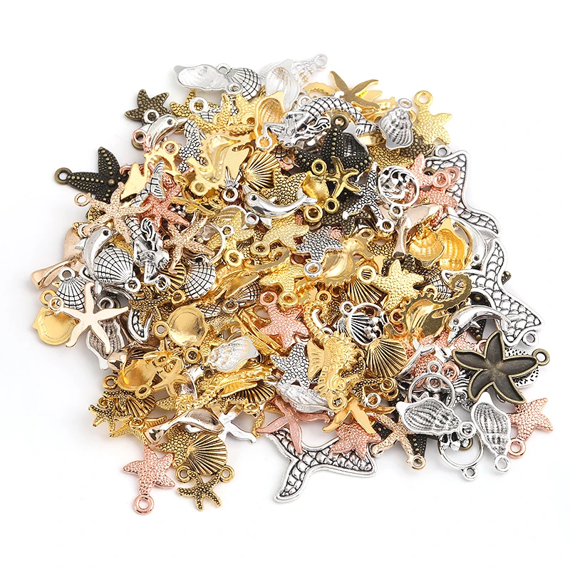 Vintage Mix 100g Halobios Starry Sky Music Plant Charms Fit DIY handmade Earrings necklace bracelet Crafts  Jewelry Making