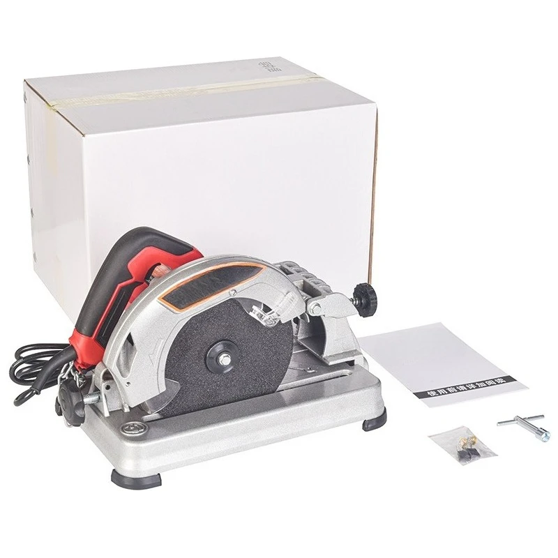 Desktop high-power wood metal steel aluminum profile rail cutting machine firewood cutting machine