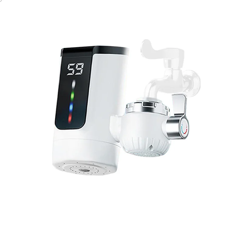 

Electric Kitchen Sink Water Heater Tap Instant Hot Stainless Steel Water Faucet Heater Cold Heating Kitchen Accessories