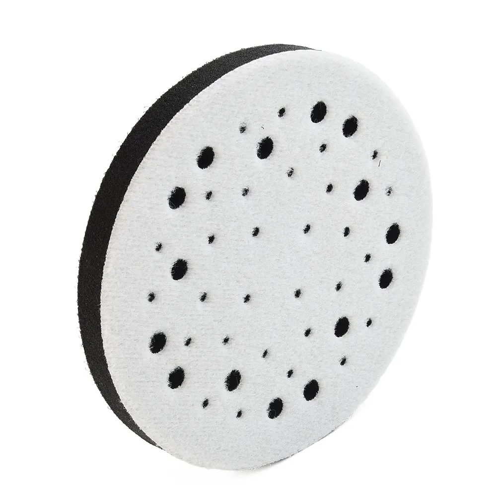 1pcs 5 Inch 125mm Soft Foam Interface Pad 44 Hole For Sander Polishing Grinding Clear Dust From Work Power Tool Parts