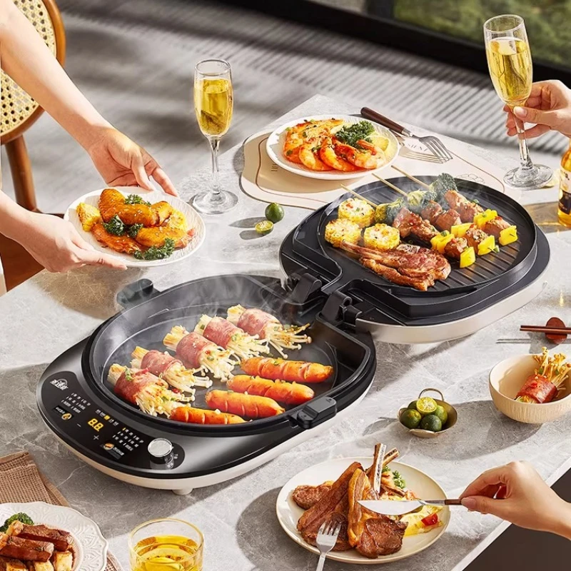 Household Electric Baking Pan Double-Sided Heating Removable & Washable Enlarged Deepened All-in-One Pancake Maker