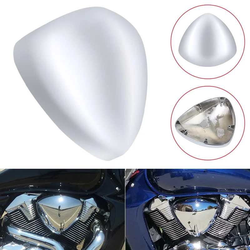 Motorcycle Chrome Air Cleaner Guard Cover Intake Case Cap Air Filter Cover For Suzuki Boulevard M109 M109R Intruder VZR1800