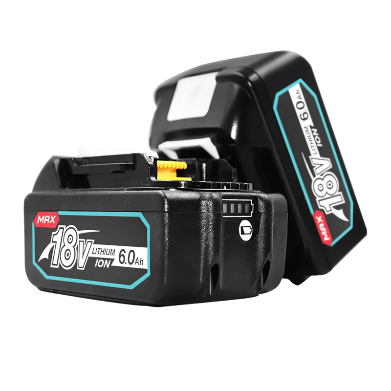 100% Оригинальный Makita 18 в 6000 мАч перезаряжаемый аккумулятор для электроинструментов со светодиодом Li-Ion Замена LXT BL1860B BL1860 BL1850 BL 1830