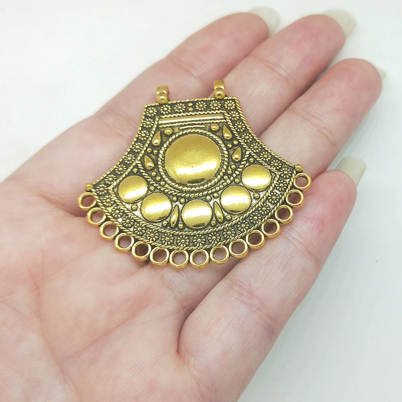 2023 New 2pieces 46MM Retro Zinc Alloy Axe Shapes Connectors Charms Pendants for DIY Necklace Jewelry Accessories