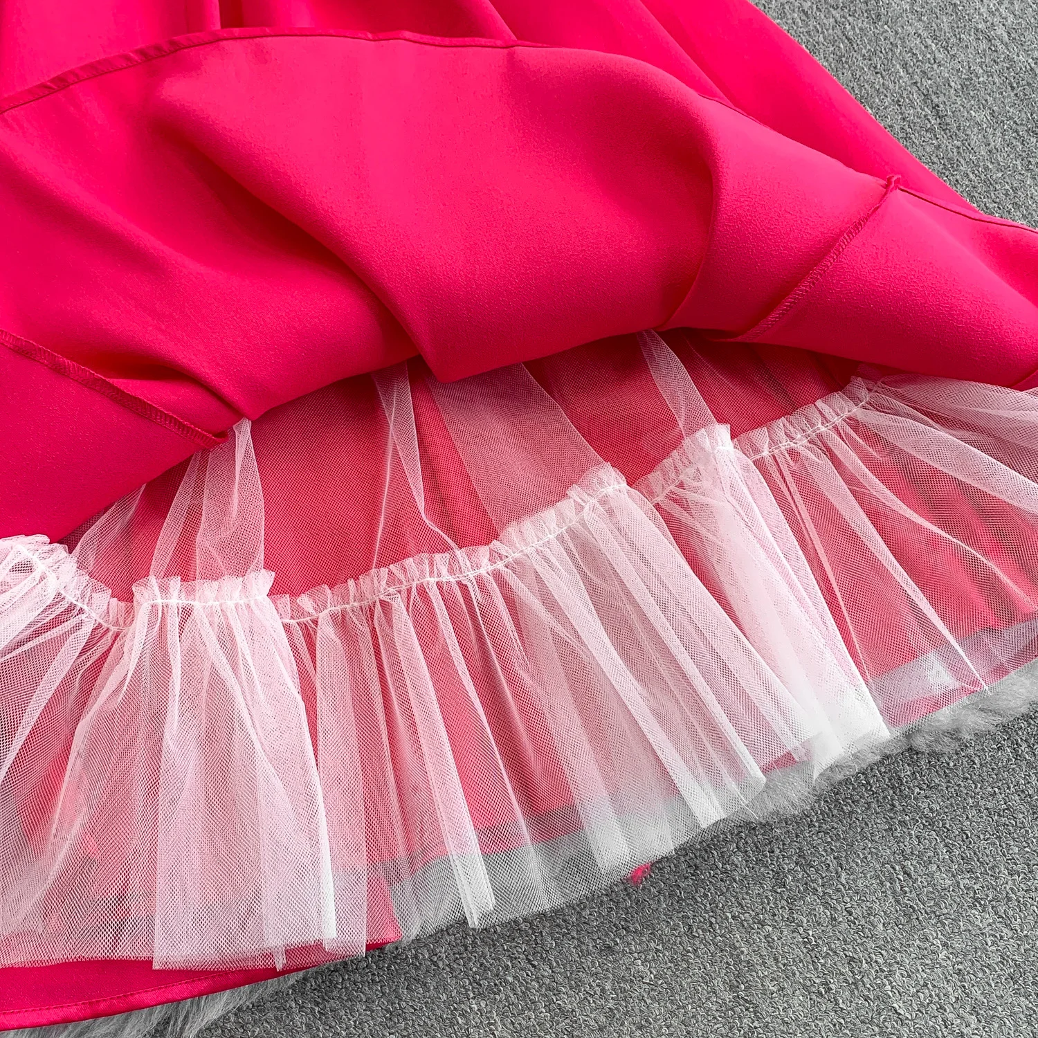 Élégant Vintage Chic satin ceintures dentelle mince français soirée femmes plage haute rue vêtements robes de cérémonie